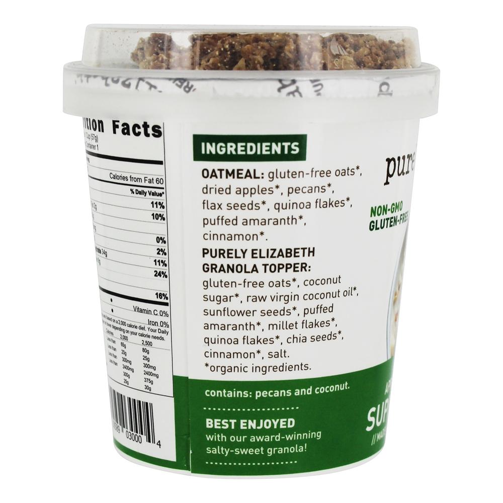 Comprar Sem glúten Aveia Superfood Maçã Cinnamon Pecan - 2 oz. Purely Elizabeth - Imagem 2