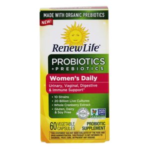 Comprar Probiotics + Prebiotics Women's Daily 20 Bilhões de UFC - 60 Cápsula (s) vegetal (s) Renew Life