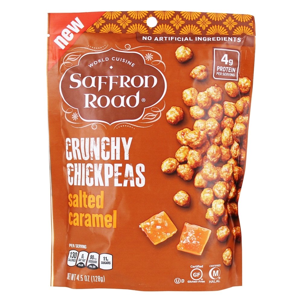 Comprar Grão de Bico Crocante com Caramelo Salgado - 4.5 oz. Saffron Road