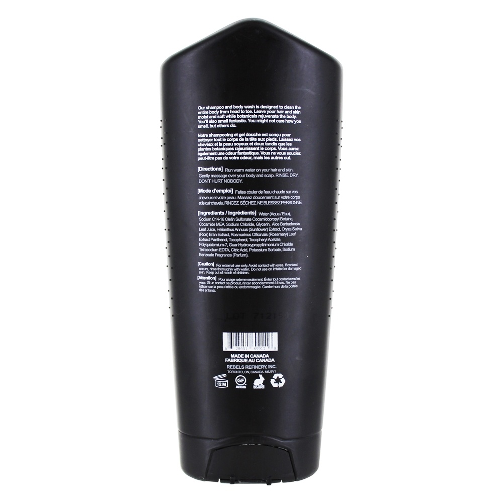 Comprar 2 Em 1 lavagem corporal e xampu - 13.5 fl. oz. Rebels Refinery - Imagem 2