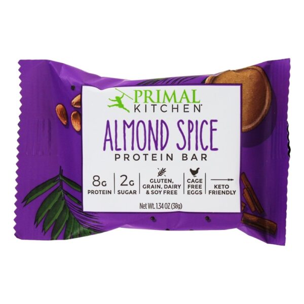 Comprar Caixa de Barras de Proteína Keto Amigável Amêndoa Especiarias - 12 Barras Primal Kitchen - Imagem 4