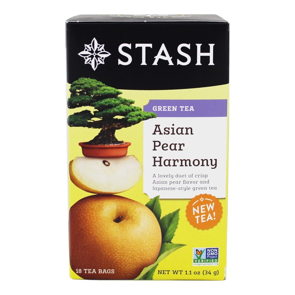 Comprar Harmonia Asiática Da Pera Do Chá Verde - 18 Saquinhos de Chá Stash Tea