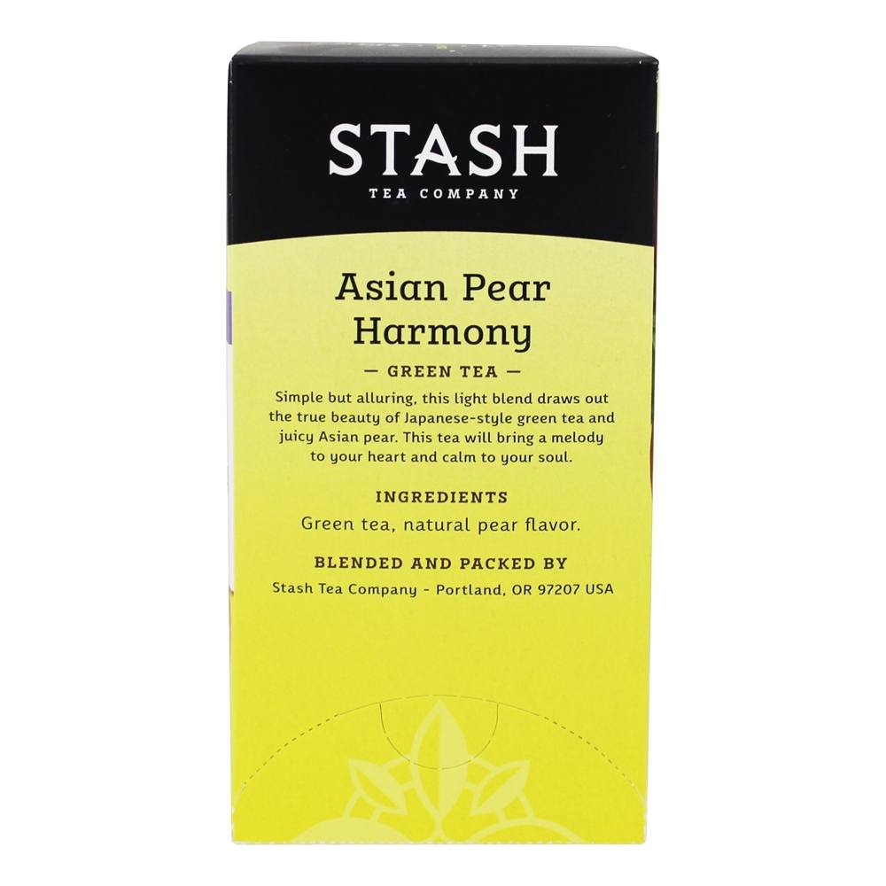 Comprar Harmonia Asiática Da Pera Do Chá Verde - 18 Saquinhos de Chá Stash Tea - Imagem 2