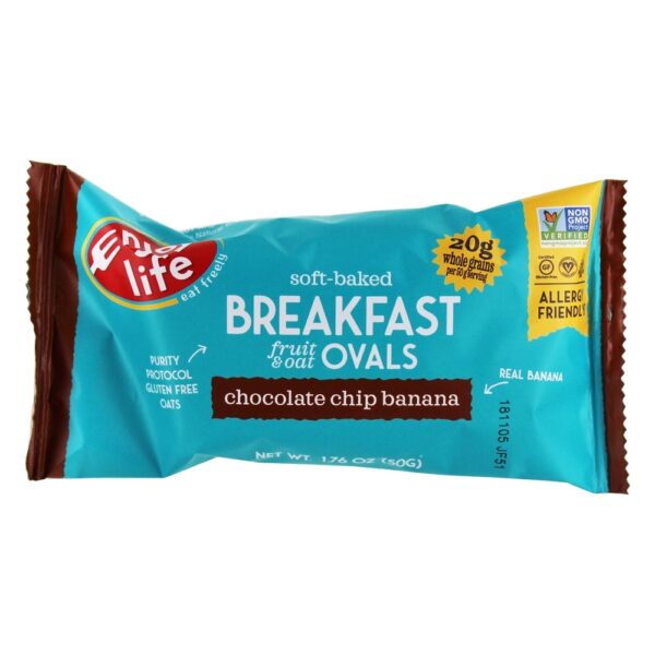 Comprar Café da Manhã Soft-Baked Fruit & Ovat de Aveia Banana com Chocolate - 5 Barras Enjoy Life Foods - Imagem 5