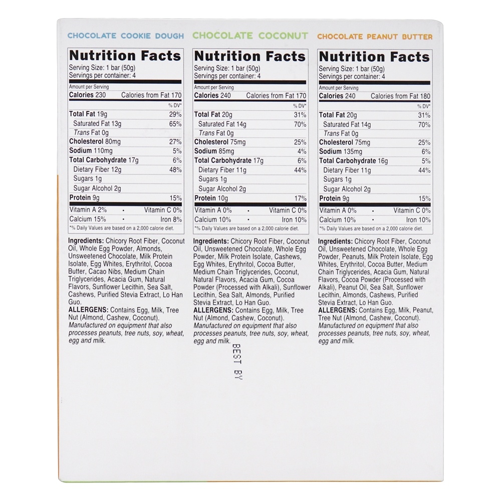 Comprar Caixa de Variedade Cetogênica - 12 Barras Kiss My Keto - Imagem 2