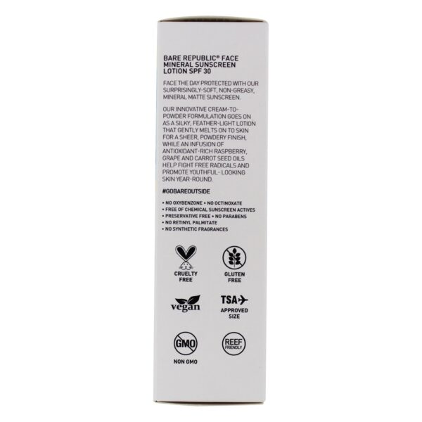 Comprar Loção Protetor Solar de Face Mineral Amplo Spectrum 30 - 1.7 fl. oz. Bare Republic - Imagem 5
