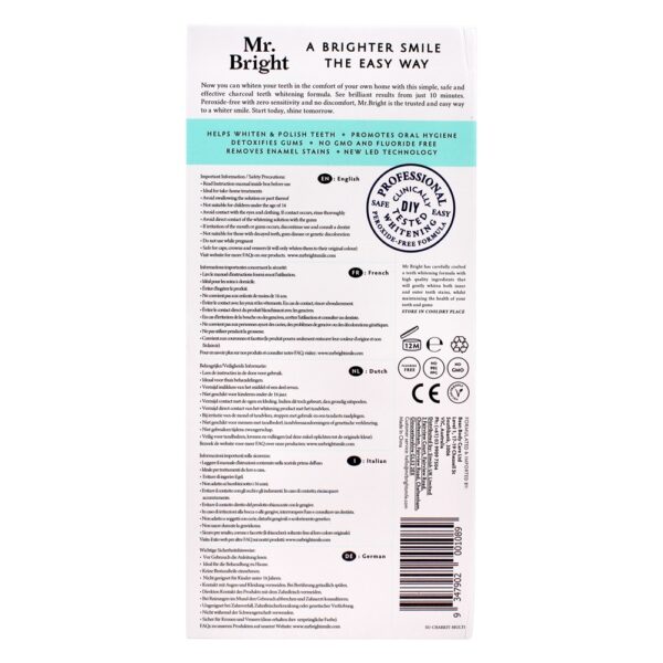 Comprar Kit para clareamento dos dentes em casa + carvão ativado Mr. Bright - Imagem 4