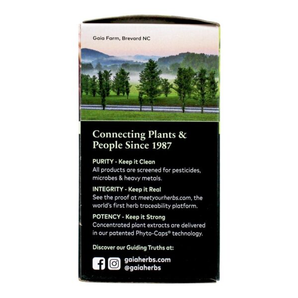 Comprar Bacopa Cérebro & Suporte Cognitivo 350 mg . - 60 Tampas veganas Gaia Herbs - Imagem 5