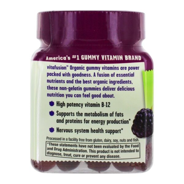 Comprar Vitamina B12 Framboesa Preta Orgânica 3000 mcg. - 90 Gomas vegetarianas Vitafusion - Imagem 4