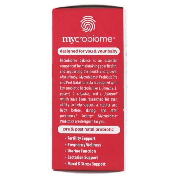 Comprar Mycrobiome Probiotic Formula Pre & Post Natal 25 Bilhões de UFC - Cápsulas vegetarianas 30 Solaray - Imagem 5