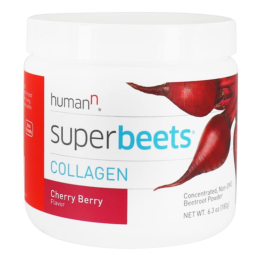 Comprar SuperBeets Colágeno Beterraba Em Pó Cereja Berry - 6.3 oz. HumanN