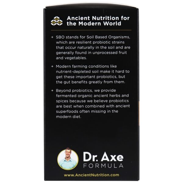 Comprar Fórmula de restauração intestinal dos probióticos da SBO 25 bilhões de UFC - Cápsulas 90 Ancient Nutrition - Imagem 5