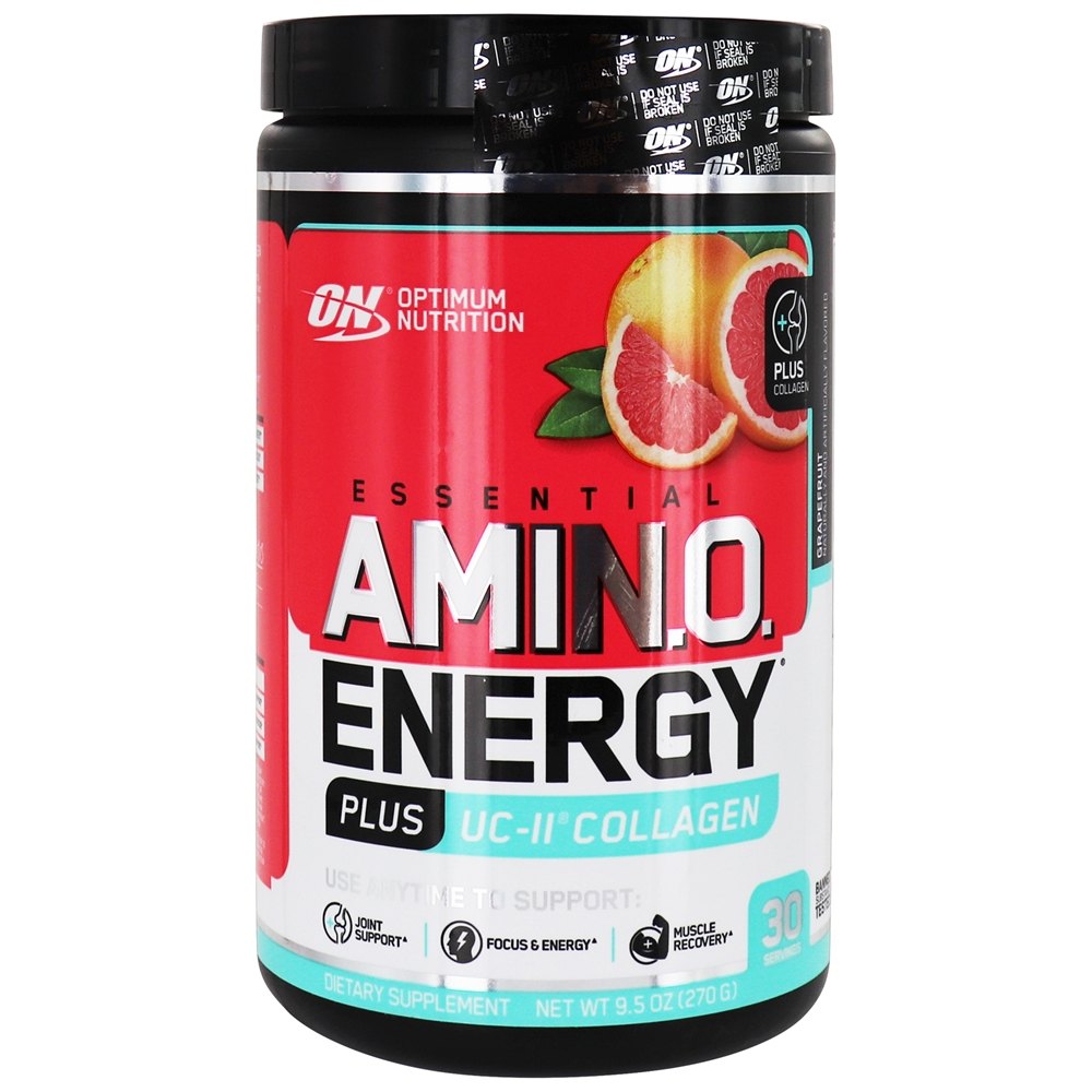 Comprar AmiN.O Essencial. Toranja Energy Powder Plus UC-II com colágeno - 9.5 oz. Optimum Nutrition