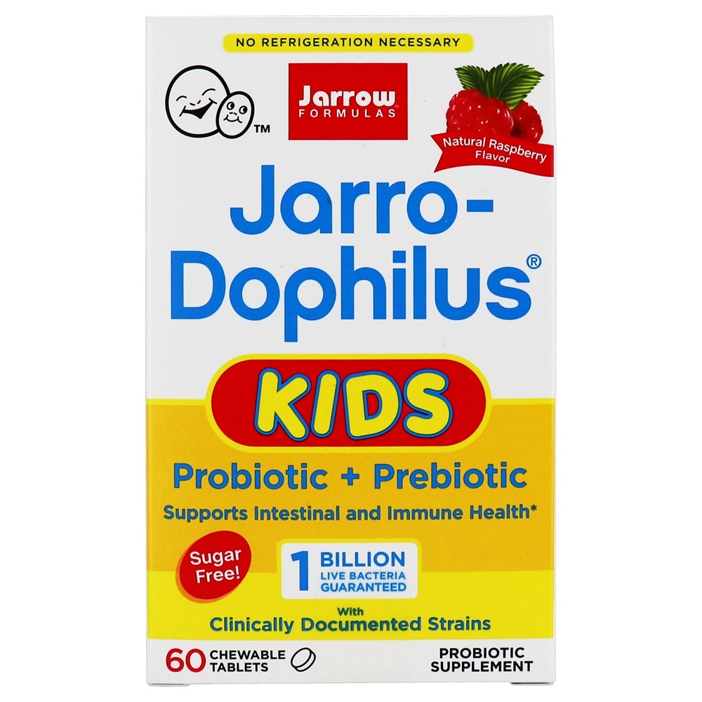 Comprar Jarro-Dophilus Kids Probiotic + Prebiotic Formula 1 Bilhão UFC - 60 comprimidos mastigáveis Jarrow Formulas