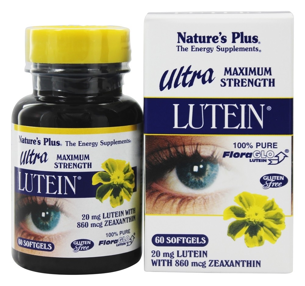 Comprar Ultra Lutein 20 mg. - 60 Softgels Natures Plus