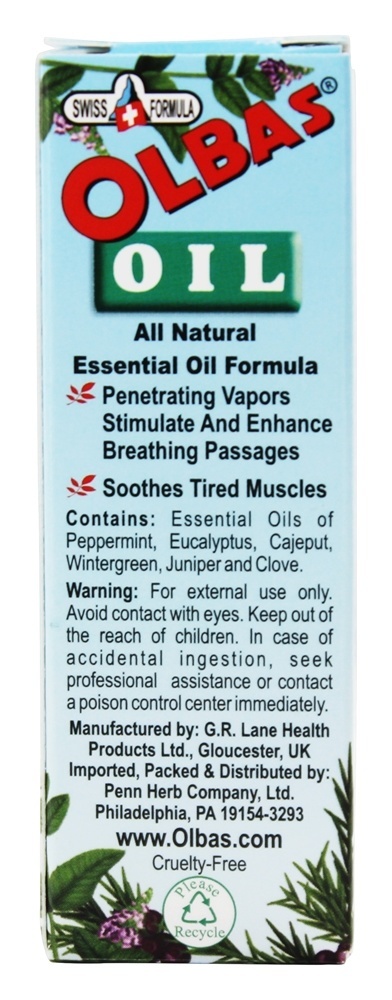 Comprar Óleo e Inalante para Massagem de Aromaterapia 10 cc - 0.32 fl. oz. Olbas - Imagem 4