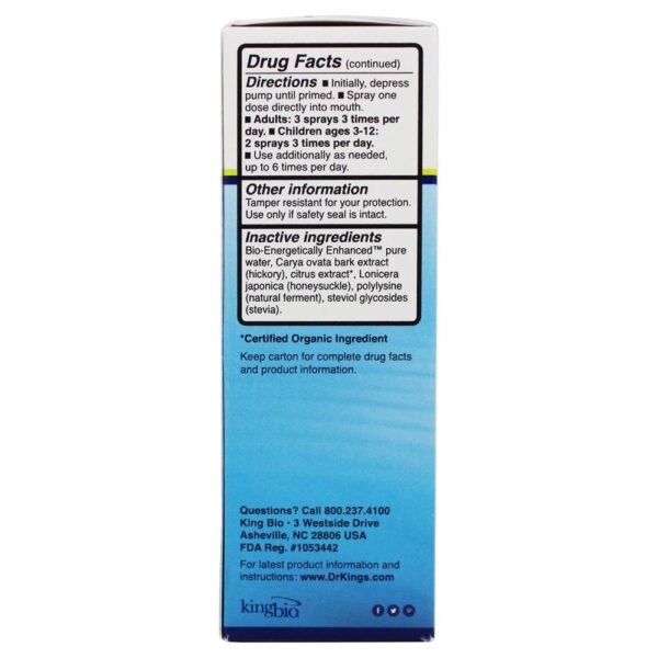 Comprar Alívio de dor de cabeça de medicina natural homeopática - 2 fl. oz. King Bio - Imagem 5