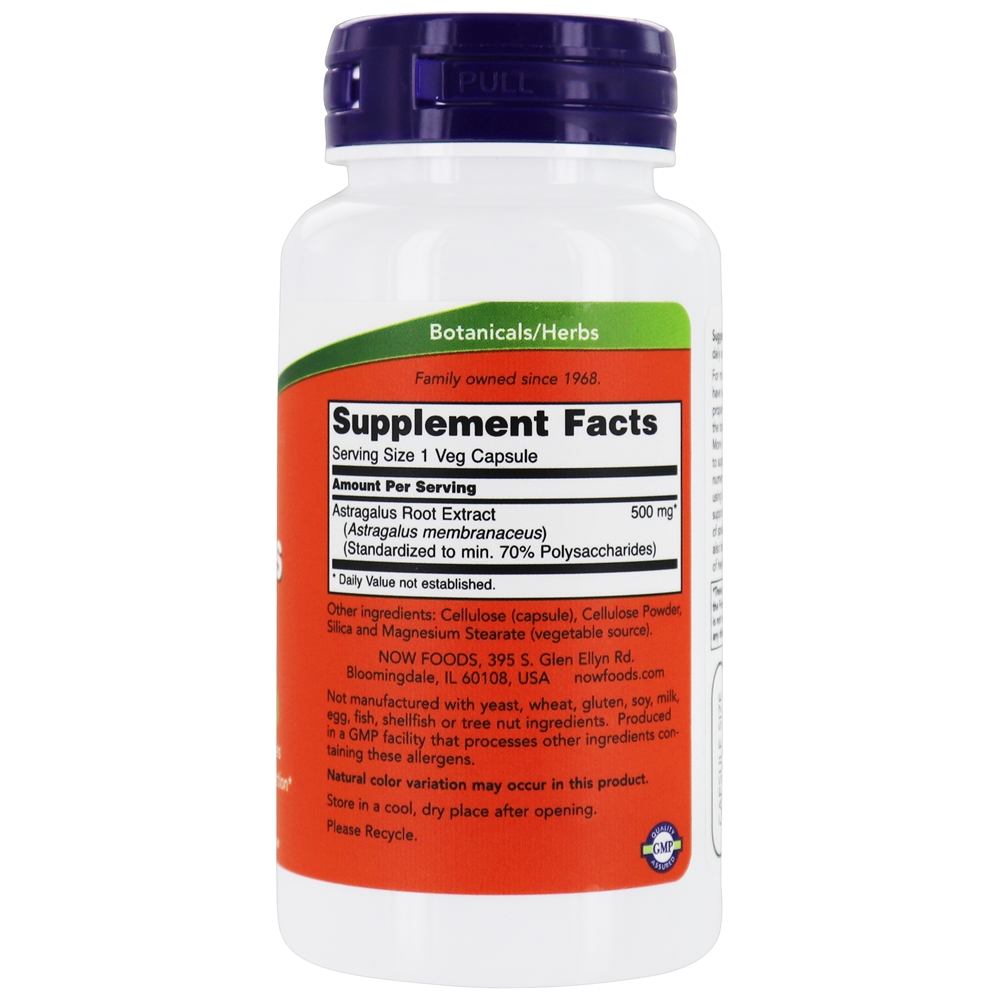 Comprar Extrato de astrágalo 500 mg. - 90 Cápsula (s) vegetal (s) NOW Foods - Imagem 2