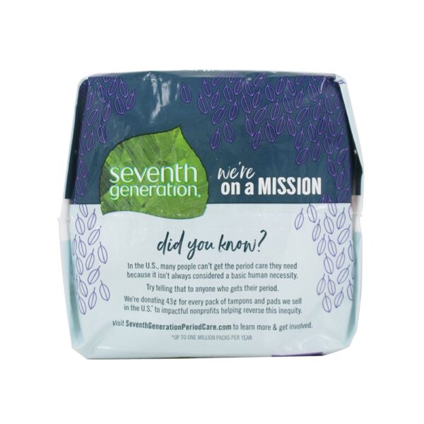 Comprar Almofadas ultra finas sem cloro com asas durante a noite - 14 Contagem Seventh Generation - Imagem 5