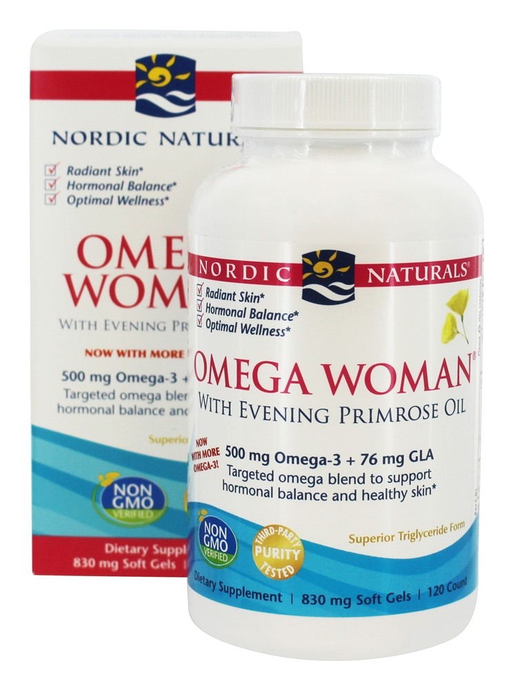 Comprar Omega Para Mulheres Com Óleo de Onagra Sabor Limão 500 mg. - 120 Softgels Nordic Naturals