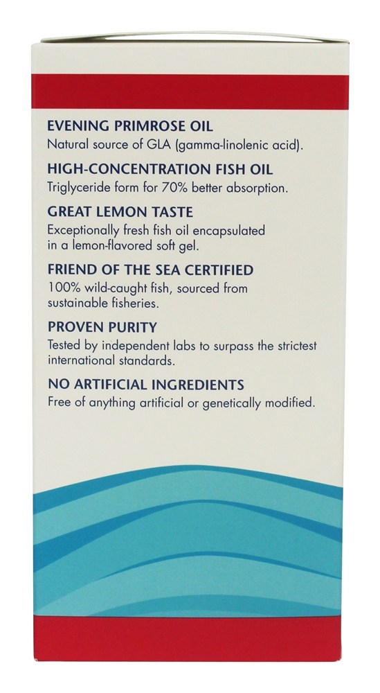 Comprar Omega Para Mulheres Com Óleo de Onagra Sabor Limão 500 mg. - 120 Softgels Nordic Naturals - Imagem 4