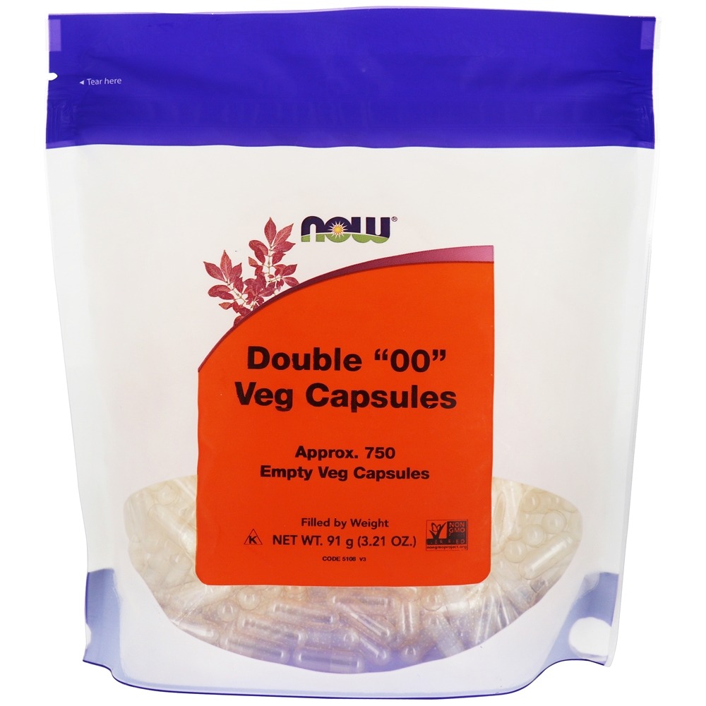 Comprar Cápsulas vegetais sem gelatina ' 00 ' - 750 Cápsula (s) vegetal (s) NOW Foods