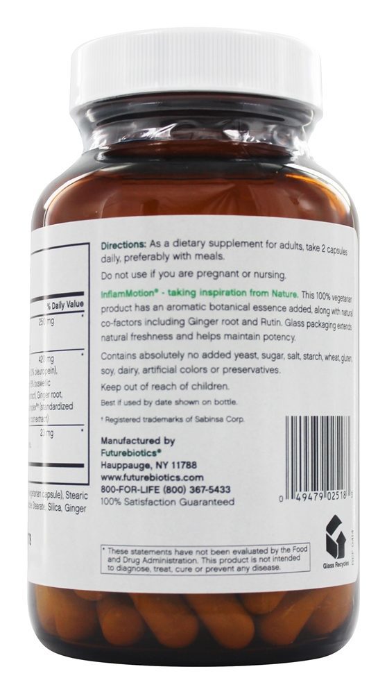 Comprar Inflammotion Complexo Para a Inflamação Articular - Cápsulas 60 Futurebiotics - Imagem 8