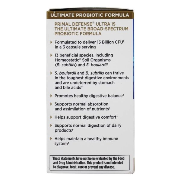 Comprar Primitivo Defesa Extremista Final Probiotic Fórmula - Cápsulas vegetarianas 90 Garden of Life - Imagem 4