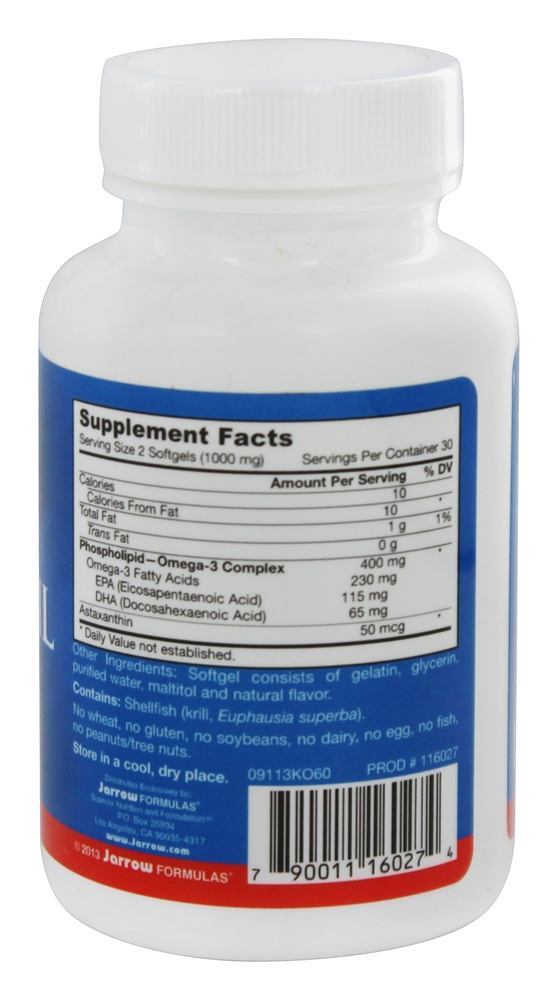Comprar PhosphOmega Krill Oil - 60 Softgels Jarrow Formulas - Imagem 2