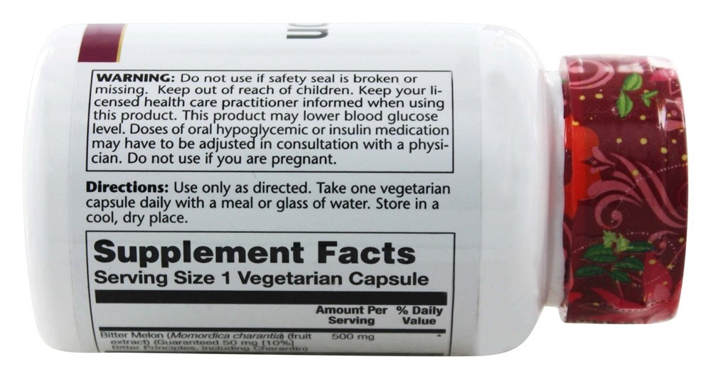 Comprar Potência Garantida Extrato de Melão Amargo 500 mg. - Cápsulas 30 Solaray - Imagem 3