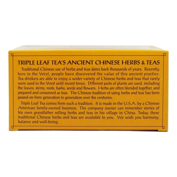Comprar Chá de raiz de ginseng americano - 20 Saquinhos de Chá Triple Leaf Tea - Imagem 5