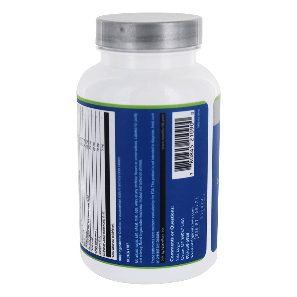 Comprar Sangue Pressão Fórmula Arterial & Cardiovascular Apoiar - 90 Comprimidos vegetarianos Vita Logic - Imagem 3