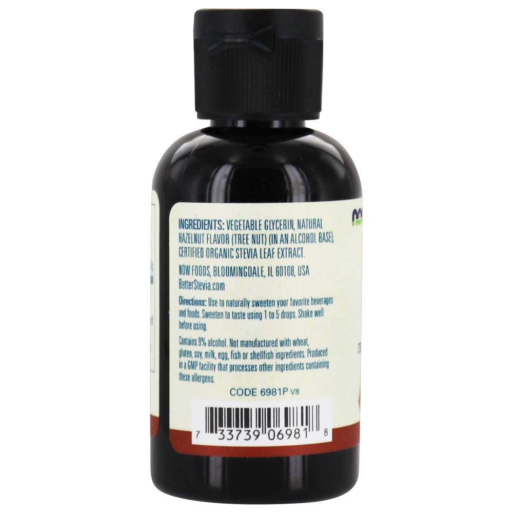 Comprar BetterStevia Adoçante Líquido Avelã - 2 fl. oz. NOW Foods - Imagem 2