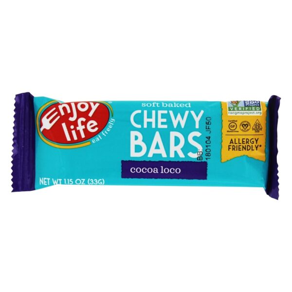 Comprar Bares mastigáveis sem glúten e sem alergias Cocoa Loco - 5 Barras Enjoy Life Foods - Imagem 5