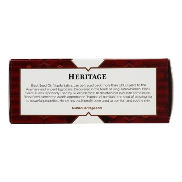 Comprar Sabonete em barra de mel e sementes pretas - 5 oz. Nubian Heritage - Imagem 4