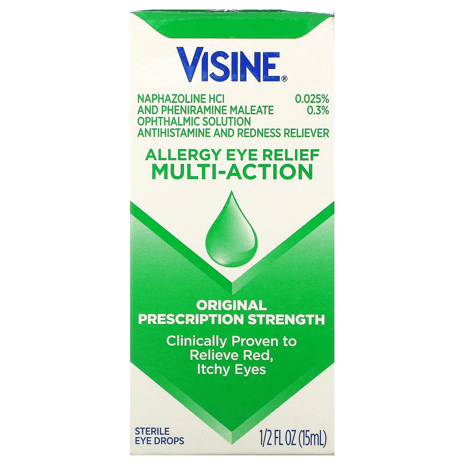 Comprar Visine, Allergy Eye Relief, Multi-Action Eye Drops, 1/2 fl oz (15 ml) - Imagem 2