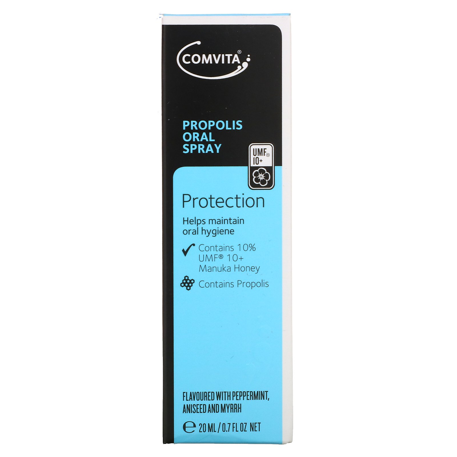 Comprar Comvita, Propolis Oral Spray, Peppermint, Aniseed and Myrrh, 0.7 fl oz (20 ml) - Imagem 2