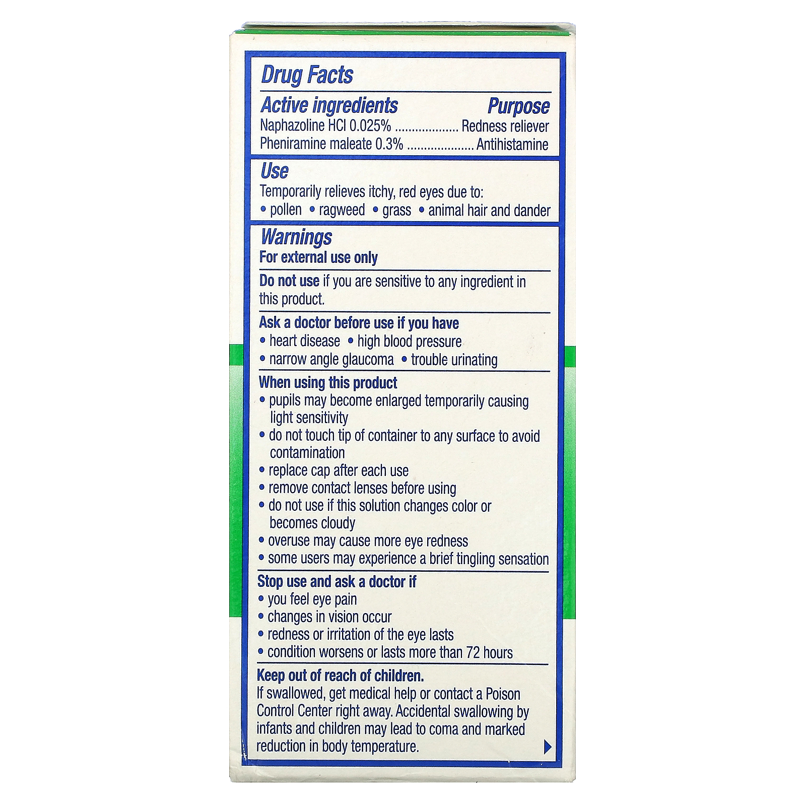 Comprar Visine, Allergy Eye Relief, Multi-Action Eye Drops, 1/2 fl oz (15 ml) - Imagem 3