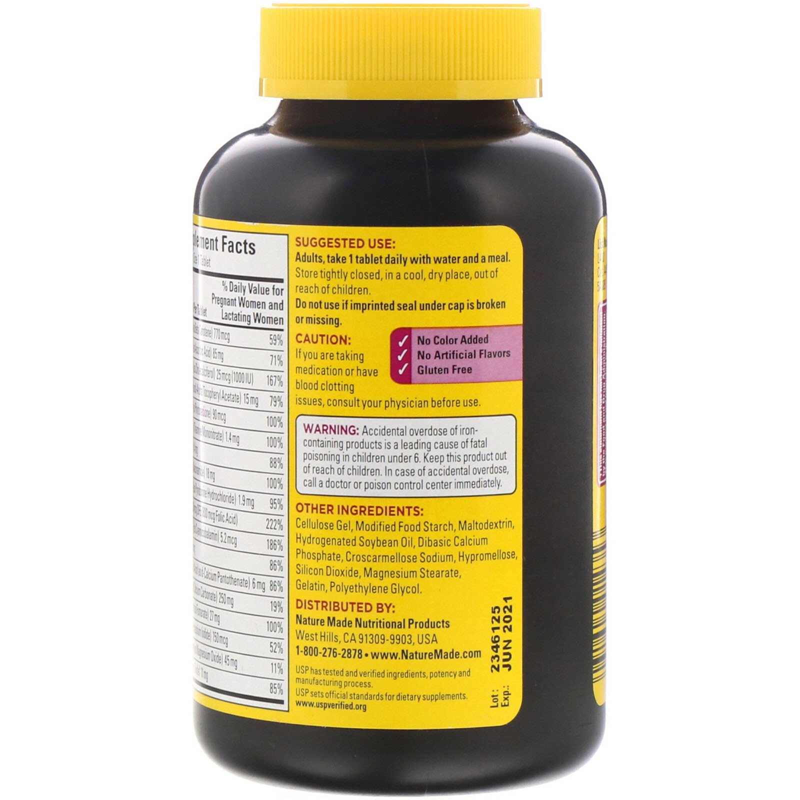 Comprar Nature Made, Multi Pre-natal, 250 Comprimidos - Imagem 3