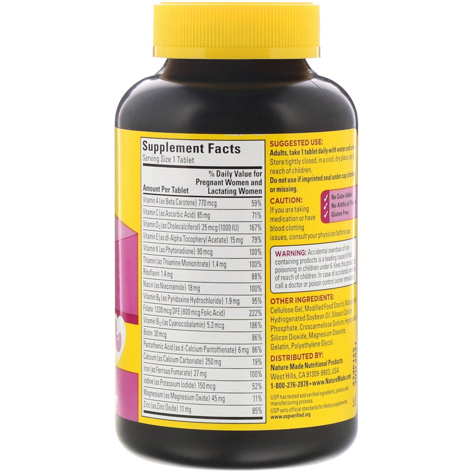 Comprar Nature Made, Multi Pre-natal, 250 Comprimidos - Imagem 2