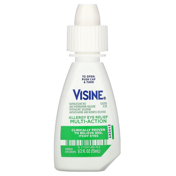 Comprar Visine, Allergy Eye Relief, Multi-Action Eye Drops, 1/2 fl oz (15 ml)