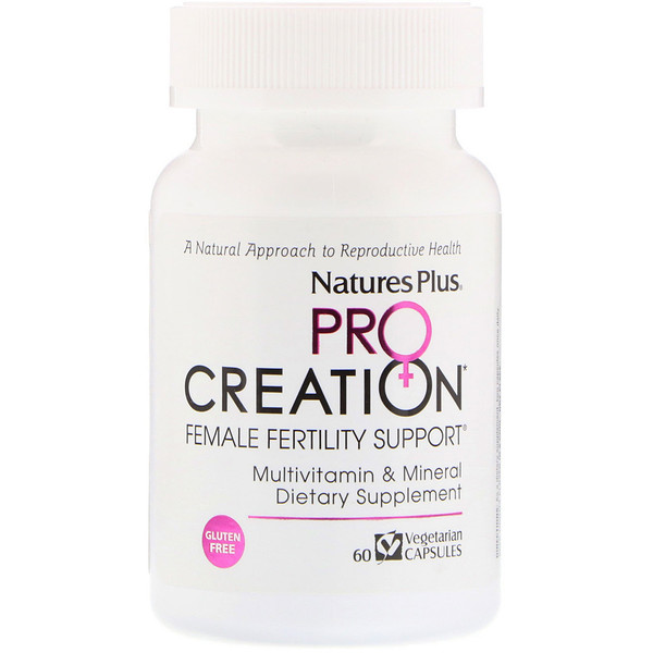 Comprar Nature's Plus, ProCreation, Female Fertility Support, 60 Vegetarian Capsules