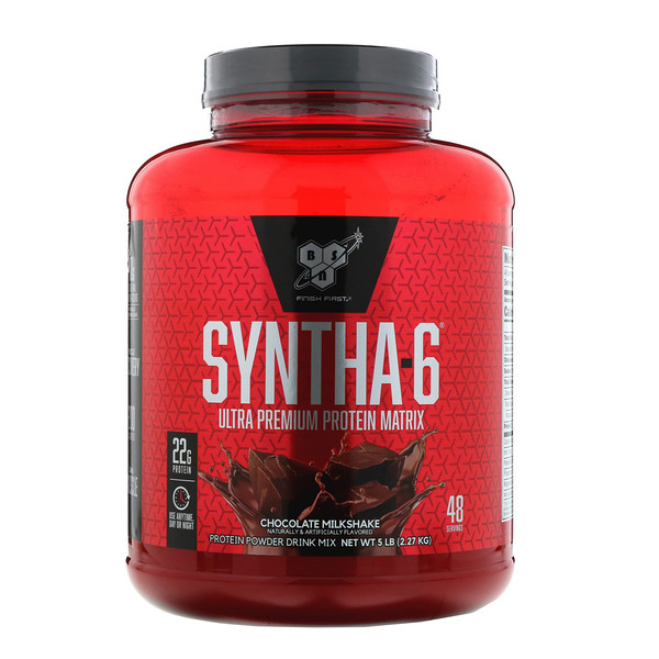 Comprar BSN, Syntha-6, Matriz de Proteínas Ultrapremium, Milk Shake de Chocolate, 5 lbs (2,27 kg)