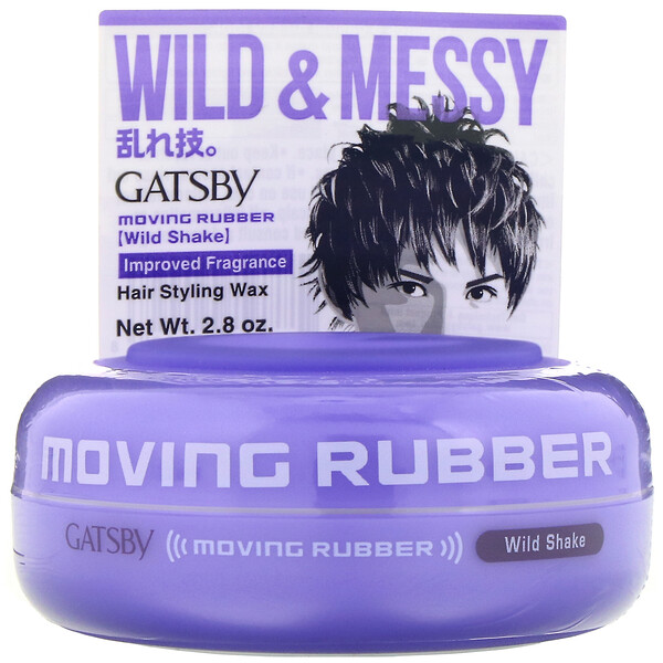 Comprar Mandom, Gatsby, Cera de modelar para os cabelos Moving Rubber, Wild Shake, 2,8 oz