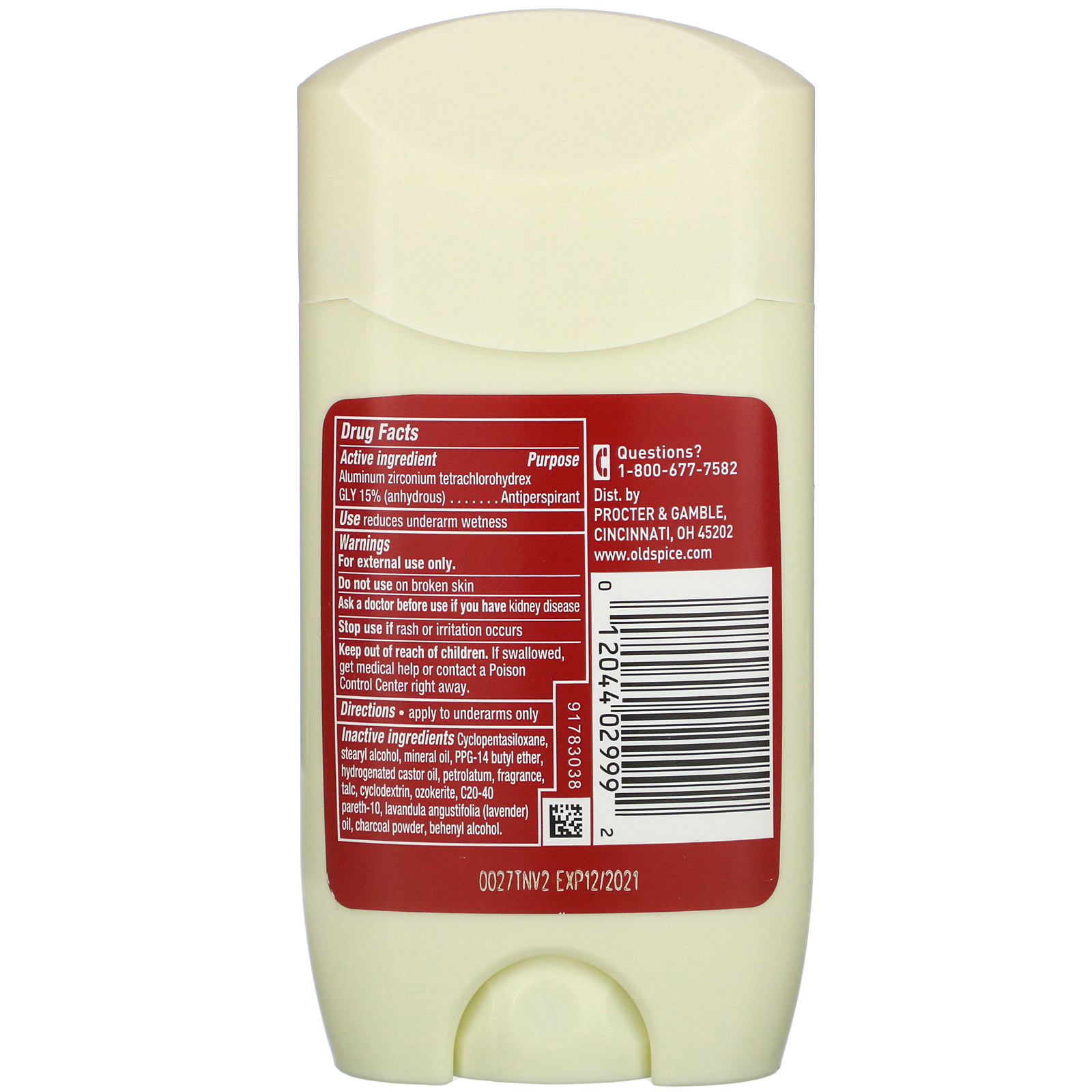 Comprar Old Spice, Anti-Perspirant & Deodorant, Wilderness with Lavender, 2.6 oz (73 g) - Imagem 2
