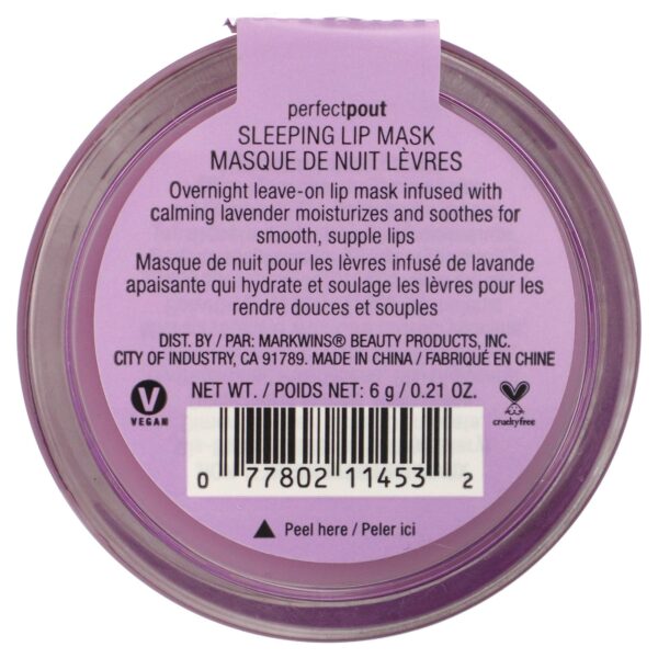 Comprar Wet n Wild, Perfect Pout Sleeping Lip Mask, Lavender, 0.21 oz (6 g) - Imagem 4