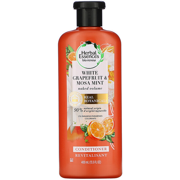 Comprar Herbal Essences, Naked Volume Conditioner, White Grapefruit & Mosa Mint, 13.5 fl oz (400 ml)