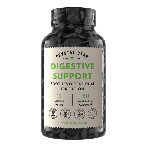 Comprar Crystal Star, Digestive Support, 60 Vegetarian Capsules