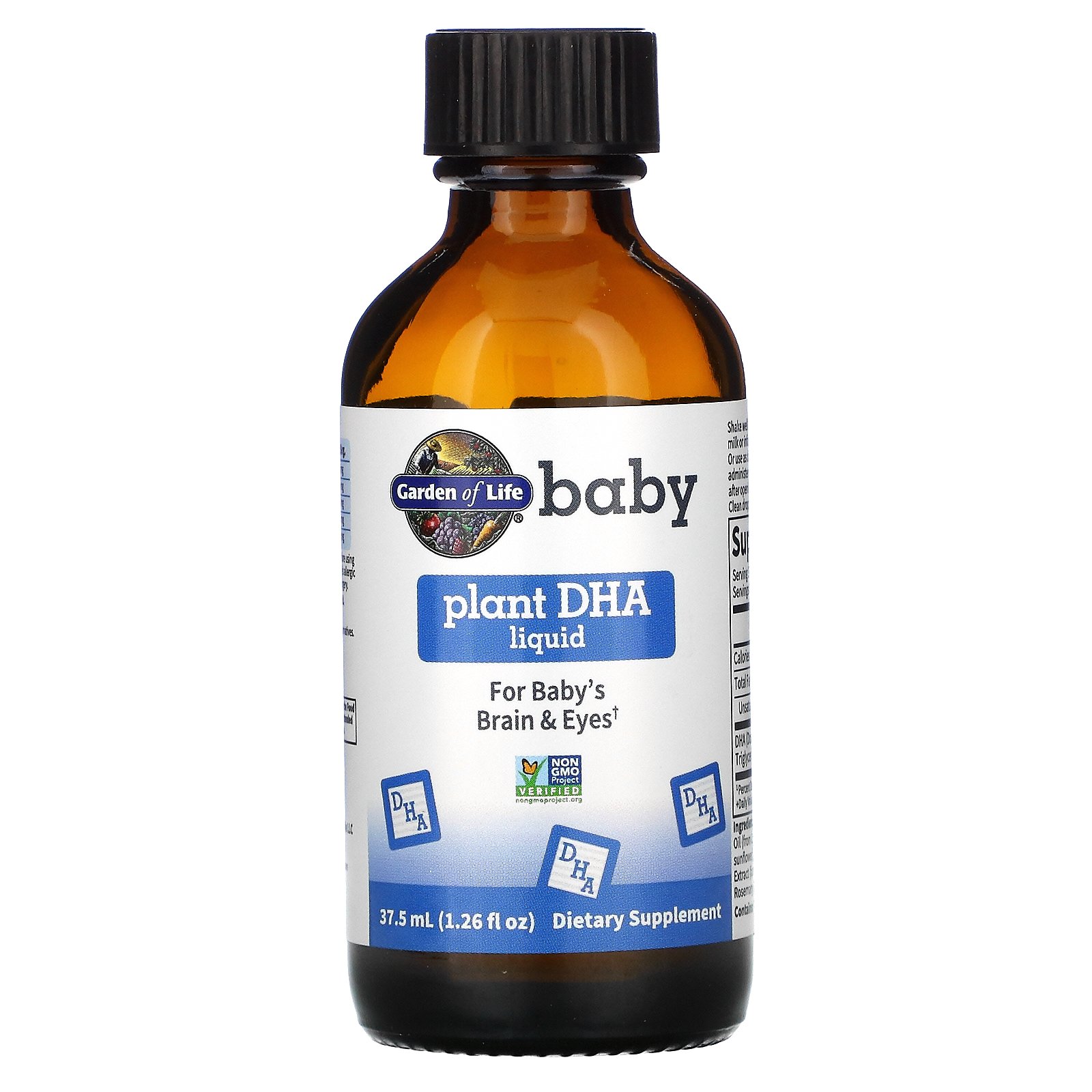 Comprar Garden of Life, Baby, Plant DHA Liquid, 1.26 fl oz ( 37.5 ml) - Imagem 3
