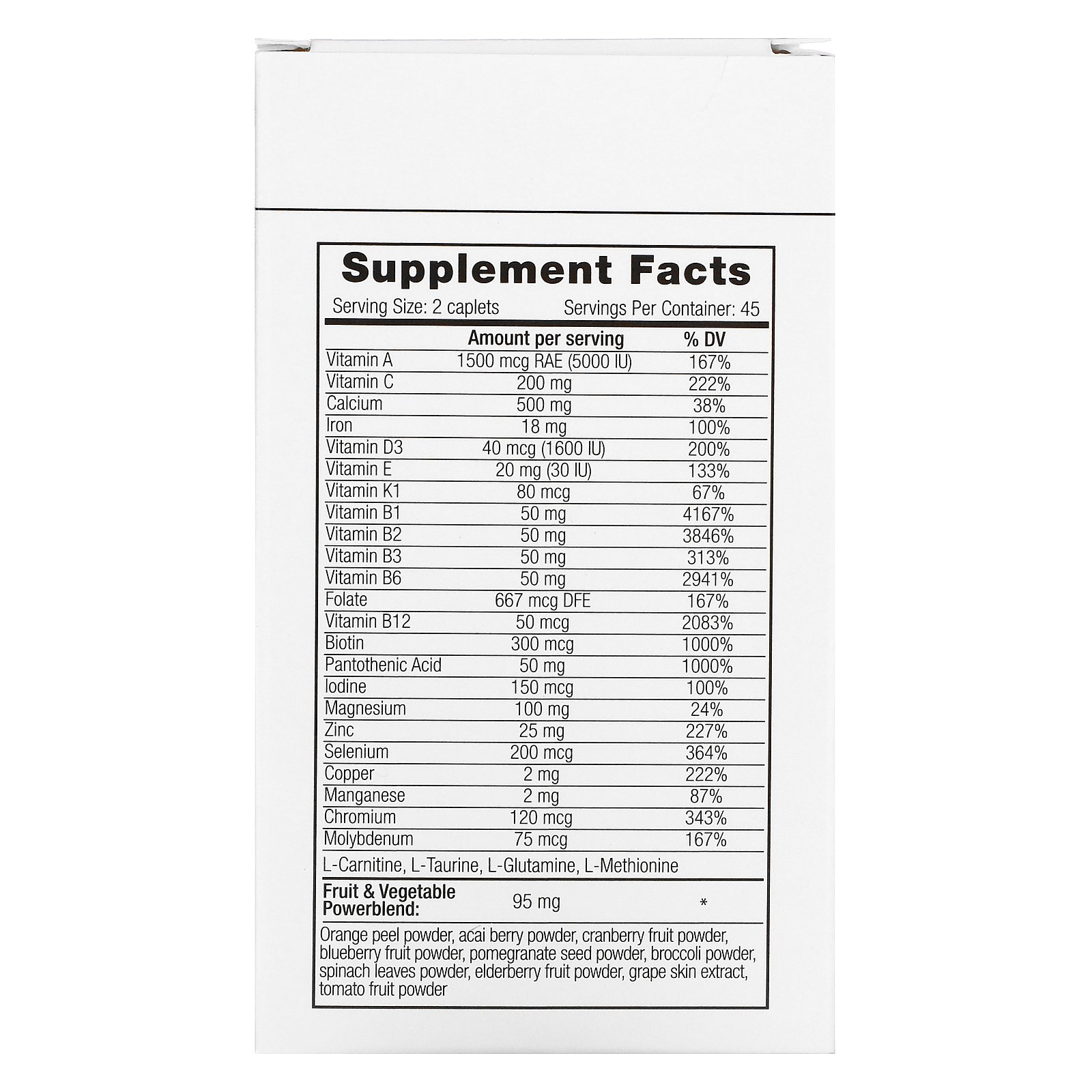Comprar Vplab, Ultra Women’s Multivitamin Formula, 90 Caplets - Imagem 2